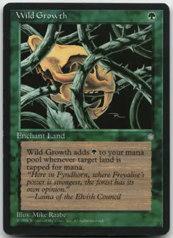 MTG Wild Growth C Ice Age LP - Image 1