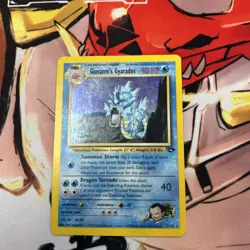 Pokemon TCG Giovanni's Gyarados 5/132 Gym Challenge Holo Vintage LP - Image 1