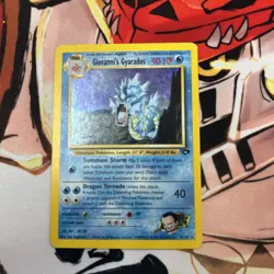 Pokemon TCG Giovanni's Gyarados 5/132 Gym Challenge Holo Vintage LP - Image 3