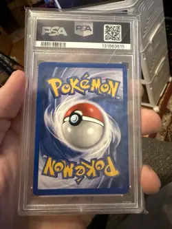 2000 Pokemon Rocket Prerelease #8 Dark Gyarados Holo PSA 8 - Image 2