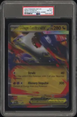 2025 Pokemon Black Star Promo #011 Mega Latias Ex Mega Latias Ex Jumbo PSA 8 - Image 1