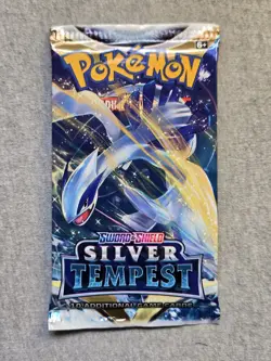 Nintendo Pokemon TCG Silver Tempest Booster Pack SEALED 820650850929 - Image 1