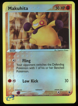 Pokemon 2003 Ex Ruby & Sapphire - Makuhita - Reverse Holo - 57 - Image 1