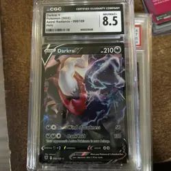 Pokemon TCG Darkrai V Swsh10 Astral Radiance 098/189 Holo Ultra Rare CGC 8.5 - Image 1
