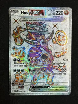 Hoopa ex 226/182 Paradox Rift Full Art Terastallized Pokemon TCG MP - Image 1
