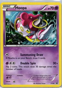 Pokemon TCG Hoopa XY90 XY Black Star Promos Holo MP - Image 1