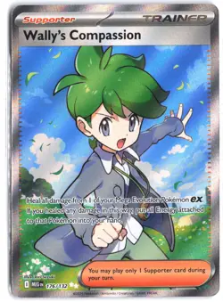 Wally's Compassion 176/132 Ultra Rare Mega Evolution Pokemon - Image 1
