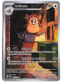 Raticate 099/088 Holo Illustration Rare Perfect Order Pokemon - Image 1