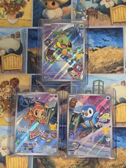 First Partner Illustration Collection - Gen 4 Sinnoh Set of 3 - Pokemon TCG 30th - Image 1