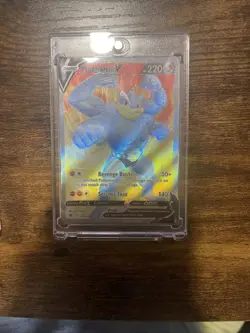 Pokemon TCG Machamp VMAX And V Hyper Secret Rare Rainbow NM/M - Image 3