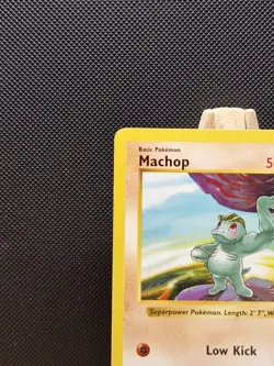 Pokemon 1999 WOTC Base Set Shadowless Machop 52/102 - Light Play - Image 3