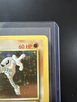 Pokemon Fossil Hitmonlee 7/62 Holo LP Lightly Played - Image 3