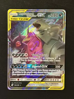 Pokemon TCG - Mega Sableye & Tyranitar GX 126/236 SM Unified Minds Tag Team | NM - Image 1