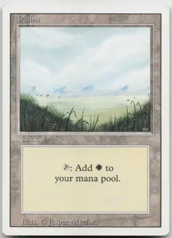 MTG Plains (A) L Revised Edition 293 LP - Image 1