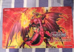 Yu-Gi-Oh! Blazing Dominion pre release Playmat-crimson king - Image 1