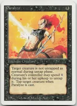 MTG Paralyze C Revised Edition LP - Image 1