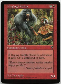 MTG Raging Gorilla C Visions LP - Image 1