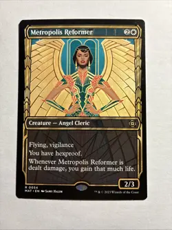 Metropolis Reformer (Showcase) - March of the Machine MTG Plus Bonus Card!!! - Image 1