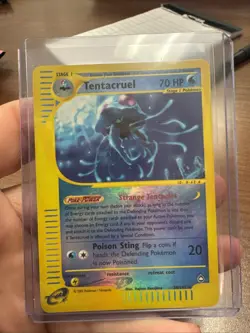 Tentacruel 38/147 Pokemon TCG Aquapolis Set Card Reverse Holo - Image 1