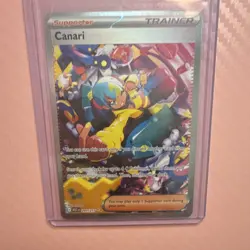 Pokemon TCG Canari Trainer-Supporter ASC Full Art Holo Card 291/227 - Image 1