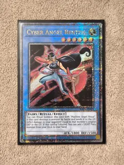 Cyber Angel Benten (1st, QCR) - RA01-EN024 - Quarter Century Secret YuGiOh Card - Image 1