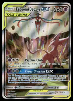 Pokemon Cards Espeon & Deoxys GX SM240 SM Promos Holo Promo NM - Image 1