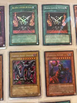 Yugioh Card LOT All Dated 1996 SEE PICS AS IS Condition Varies In Sleeves AS IS - Image 4