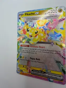 Pikachu ex 057/217 Tera Full Art Pokemon Card NM Ascended Heroes - Image 2