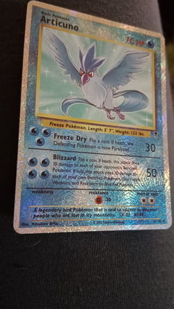 Articuno 2/110 Legendary Collection 2002 Reverse Holo Vintage Pokemon Card - Image 3