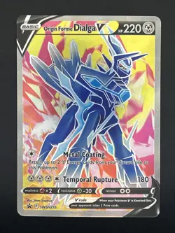 Origin Forme Dialga V SWSH255 SWSH: Sword & Shield Promo Cards Holo - Image 1