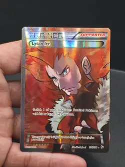 Pokemon TCG Lysandre Flashfire Holo Full Art Ultra Rare Card 104/106 - Image 2