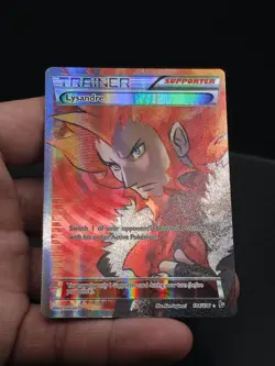 Pokemon TCG Lysandre Flashfire Holo Full Art Ultra Rare Card 104/106 - Image 3