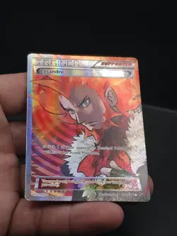 Pokemon TCG Lysandre Flashfire Holo Full Art Ultra Rare Card 104/106 - Image 4