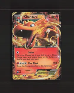 Charizard EX 11/106 Flashfire Ultra Rare Holo Pokemon Card DMG - Image 1