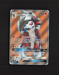 Lycanroc GX 138/145 Guardians Rising Full Art Ultra Rare Holo Pokemon Card NM - Image 1