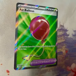 Air Balloon 166/132 Mega Evolution Full Art Ultra Rare Holo Pokemon Card NM - Image 3