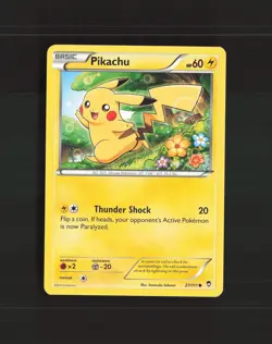 Pikachu 27/111 Furious Fists Common Pokemon Card LP - Image 1