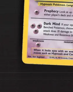 Hypno 8/62 Fossil Unlimited Holo Rare Pokemon Card LP - Image 5