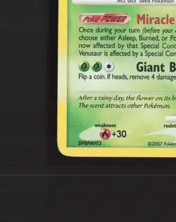 Venusaur 20/132 Secret Wonders Holo Rare Pokemon Card MP - Image 5
