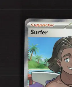 Surfer 235/191 Surging Sparks Full Art Ultra Rare Holo Pokemon Card NM - Image 3