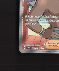 Surfer 235/191 Surging Sparks Full Art Ultra Rare Holo Pokemon Card NM - Image 5