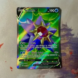 Starmie V 166/189 Astral Radiance Full Art Ultra Rare Holo Pokemon Card NM - Image 1