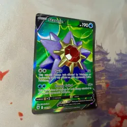 Starmie V 166/189 Astral Radiance Full Art Ultra Rare Holo Pokemon Card NM - Image 3