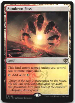 Sundown Pass 264 Rare Secrets of Strixhaven Magic: The Gathering Near Mint - Image 1