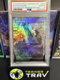 PSA 10 2025 Buster Sword Borderless Foil MTG Final Fantasy #0351 - Image 1