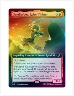 1x Smellerbee, Rebel Fighter, Extended Art Foil, Magic MTG NM - Image 1