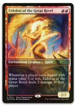 Eidolon of the Great Revel #14 (Foil) NM Game Day & Store Championship Magic MTG - Image 1