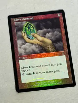 MTG FOIL Moss Diamond 7th Edition Magic the Gathering - Image 1