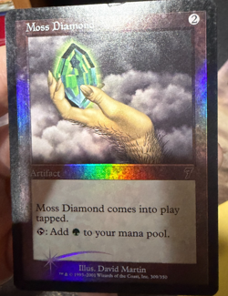 MTG FOIL Moss Diamond 7th Edition Magic the Gathering - Image 2