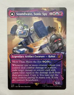 Soundwave, Sonic Spy x1 MTG Universes Beyond: Transformers Shattered Glass 1x - Image 1
